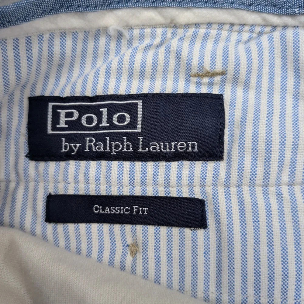 NEW Polo Ralph Lauren Mens Classic Pleated Fit Chino Pants Tan 42TX36 Tall
